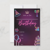 Invitations d'anniversaire (Devant)
