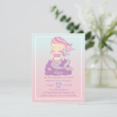 Invitations d'anniversaire à la mignonne fille de  (Debout devant)