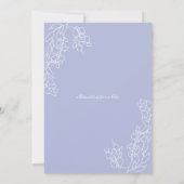 Invitations d'anniversaire à la scierie florale (Dos)