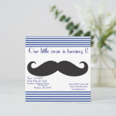 Invitations d'anniversaire à notre petit homme mou (Debout devant)