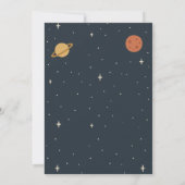invitations d'anniversaire astronaute garçon (Dos)