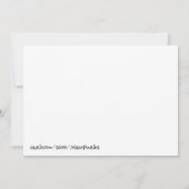 Invitations d'anniversaire au singe et à la banane (Dos)