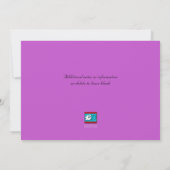 Invitations d'anniversaire Classy "Pop the Bubbly" (Dos)