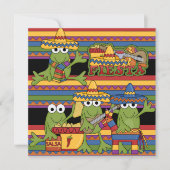 Invitations d'anniversaire Customisées à Fiesta de (Devant)