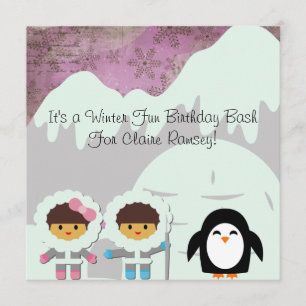 Invitations d'anniversaire Customisées pour les lo