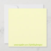 Invitations d'anniversaire d'alligator de bébé (Dos)