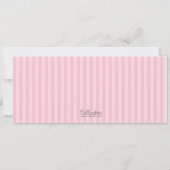 Invitations d'anniversaire de Ballerina (style de  (Dos)