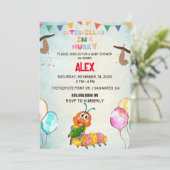 Invitations d'anniversaire de Caterpillar très aff (Debout devant)