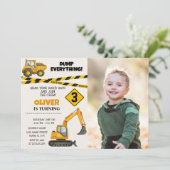 Invitations d'anniversaire de construction modifia (Debout devant)