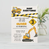 Invitations d'anniversaire de construction modifia (Debout devant)