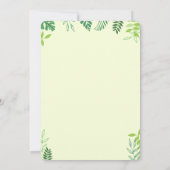 Invitations d'anniversaire de Dinosaur, T rex Wild (Dos)