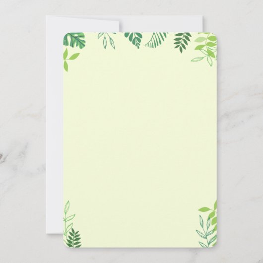 Invitations d'anniversaire de Dinosaur, T rex Wild (Dos)