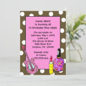 Invitations d'anniversaire de diva de Rockstar (Debout devant)