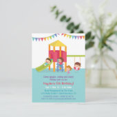 Invitations d'Anniversaire de enfant de la partie  (Debout devant)