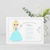 Invitations d'anniversaire de fille (Debout devant)