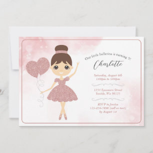 Invitations d'anniversaire de fille