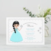 Invitations d'anniversaire de fille (Debout devant)