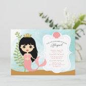 Invitations d'anniversaire de fille (Debout devant)