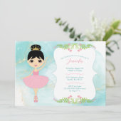 Invitations d'anniversaire de fille (Debout devant)
