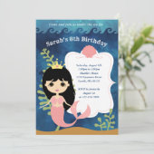 Invitations d'anniversaire de fille (Debout devant)