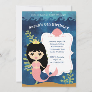 Invitations d'anniversaire de fille