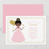 Invitations d'anniversaire de fille (Devant / Derrière)