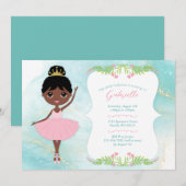 Invitations d'anniversaire de fille (Devant / Derrière)