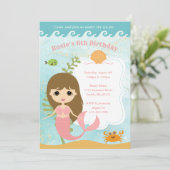 Invitations d'anniversaire de fille (Debout devant)