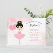 Invitations d'anniversaire de fille (Debout devant)