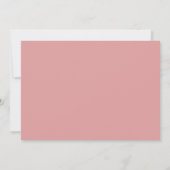 Invitations d'anniversaire de fille (Dos)
