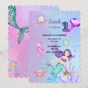 Invitations d'anniversaire de fille