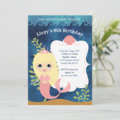 Invitations d'anniversaire de fille (Debout devant)