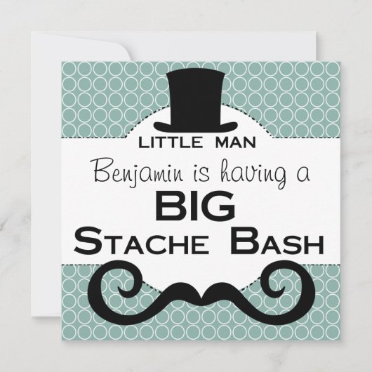 Invitations d'anniversaire de la Basse-Stache BIG (Devant)