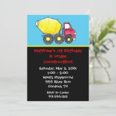 Invitations d'anniversaire de la construction (Debout devant)