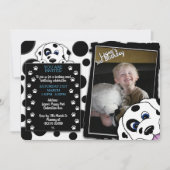 Invitations d'anniversaire de la Dalmatie (Devant)