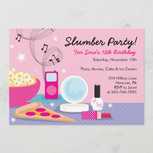 Invitations d'anniversaire de la fête du bois