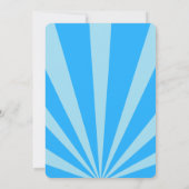 Invitations d'anniversaire de la fête du pool (Dos)