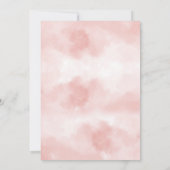 Invitations d'anniversaire de la licorne de cuivre (Dos)