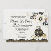 Invitations d'anniversaire de la Quinceanera Sweet (Dos)
