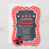 Invitations d'anniversaire de Ladybug (Devant)