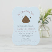 Invitations d'anniversaire de l'arpenteur de fête (Debout devant)