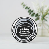 Invitations d'anniversaire de l'astronaute Black W (Debout devant)