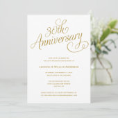 INVITATIONS d'ANNIVERSAIRE de MARIAGE de | 30èmes (Debout devant)