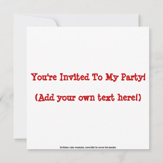 Invitations d'anniversaire de note et de (Dos)