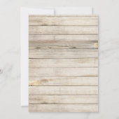 Invitations d'anniversaire de pêche (Dos)