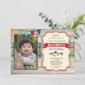 Invitations d'anniversaire de pêche (Debout devant)