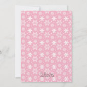 Invitations d'anniversaire de Pingouin (Pink for G (Dos)