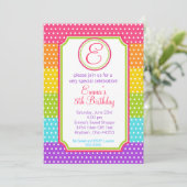 Invitations d'anniversaire de Pop Candy (Debout devant)