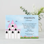 Invitations d'anniversaire de princesse/thé (Debout devant)