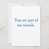 Invitations d'anniversaire de sobriété (Dos)